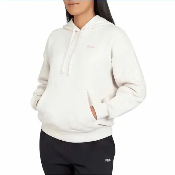 Fila Women's Pull Over Hoodie White Sand 1610781