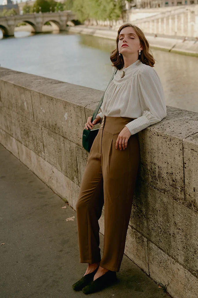 Fleur High-rise Trousers