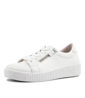 GABOR Amelia Weiss Suede Sneakers