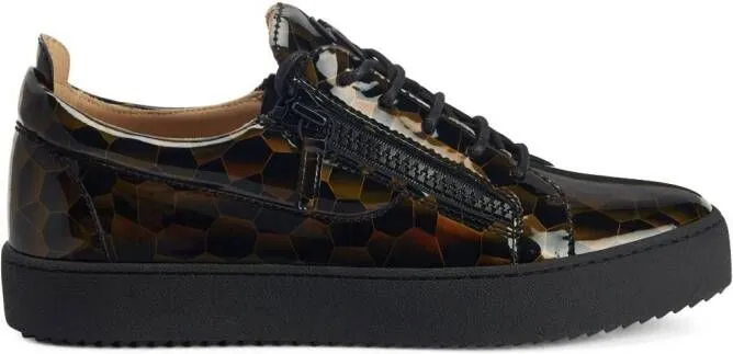 Giuseppe Zanotti Frankie graphic-print sneakers Black