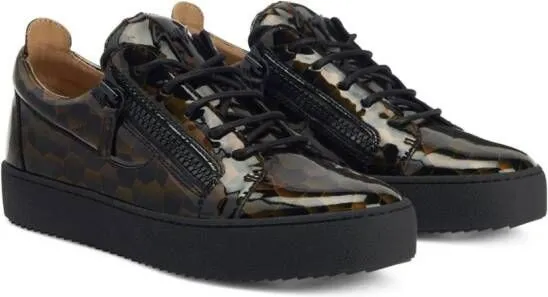 Giuseppe Zanotti Frankie graphic-print sneakers Black