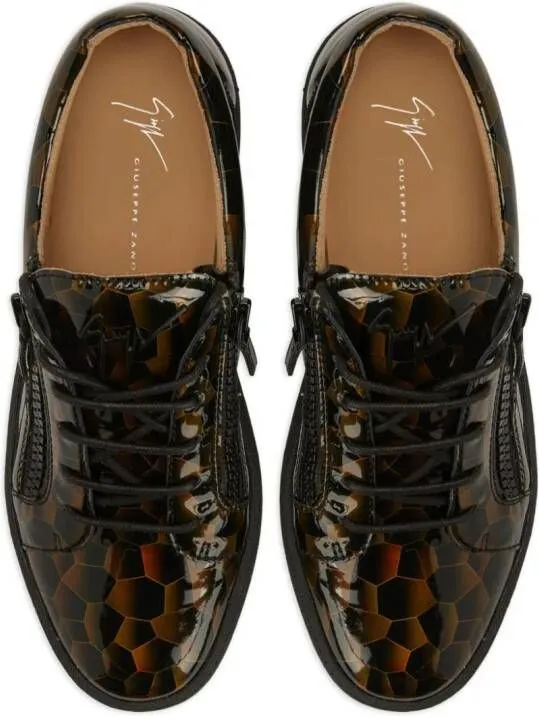 Giuseppe Zanotti Frankie graphic-print sneakers Black