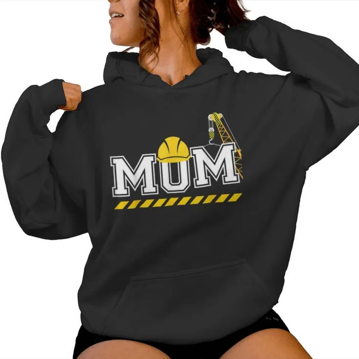 Happy Crew Construction For Son Mom Women Hoodie