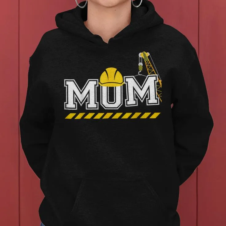 Happy Crew Construction For Son Mom Women Hoodie