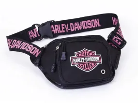 Harley-Davidson Pink Bar & Shield Logo Adjustable Belt Bag - 99426-PNK