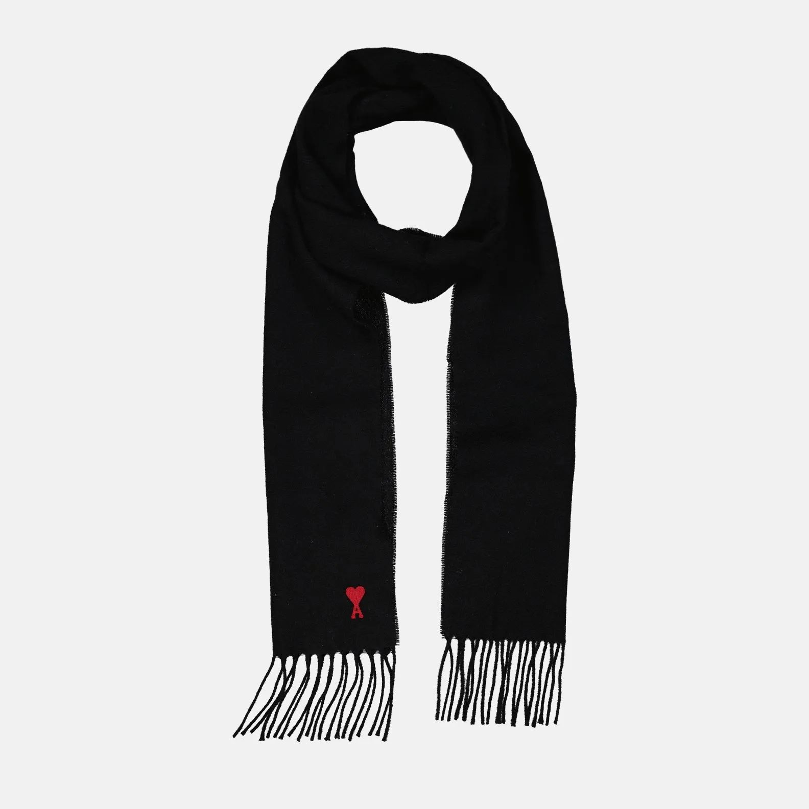 Heart Wool Scarf