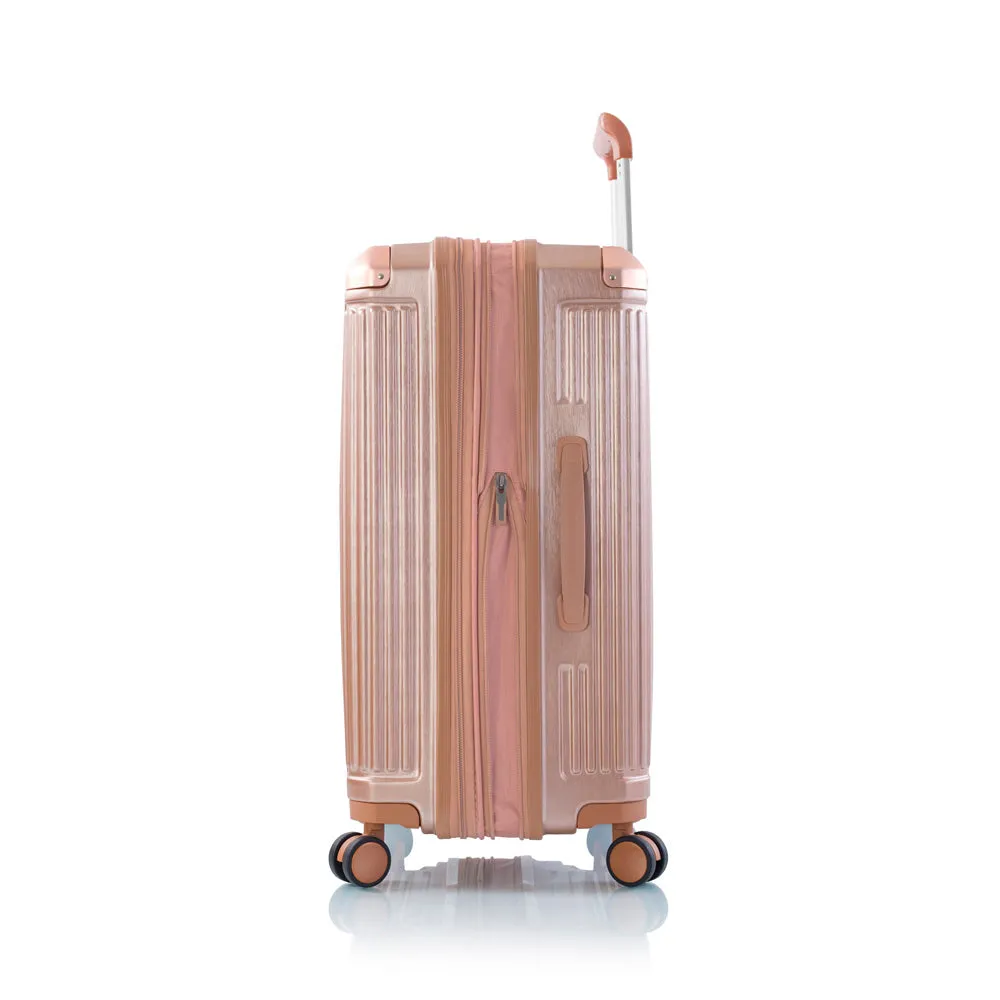 Heys Edge Polycarbonate Expandable Spinner Medium Luggage with TSA lock  