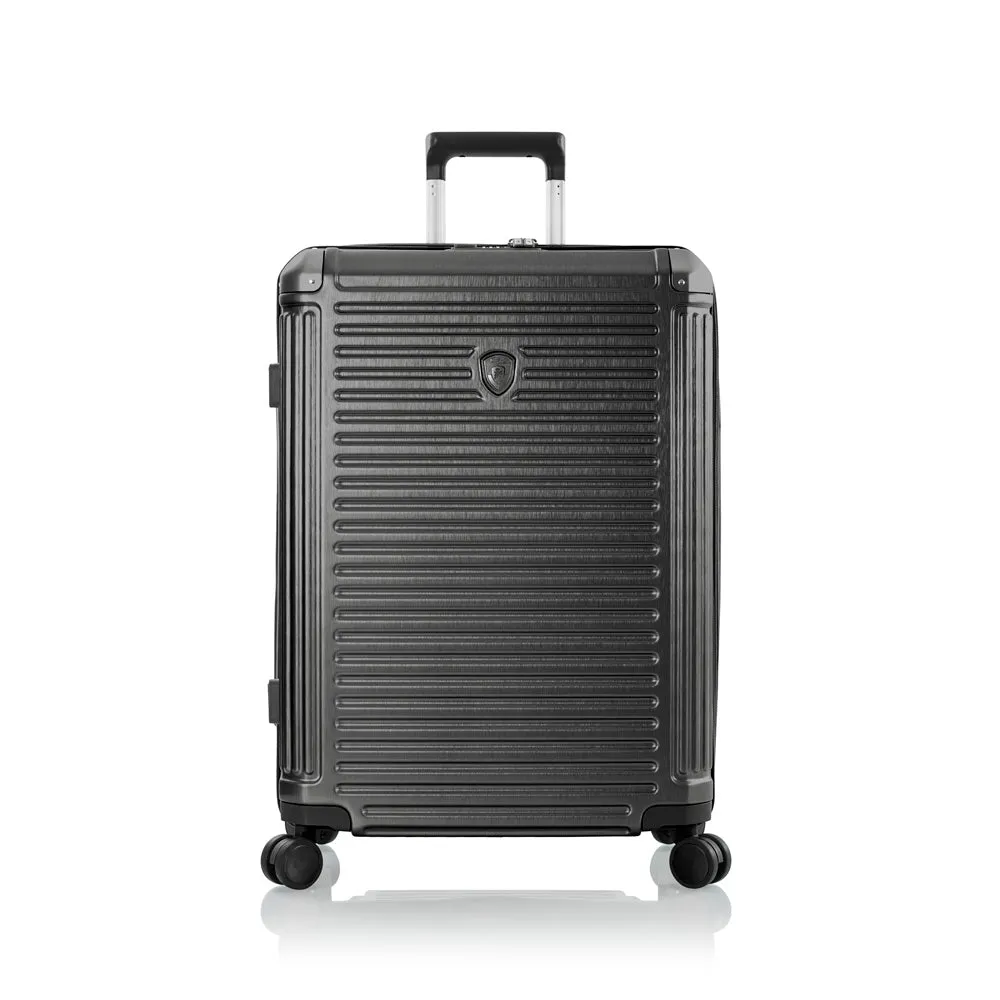 Heys Edge Polycarbonate Expandable Spinner Medium Luggage with TSA lock  