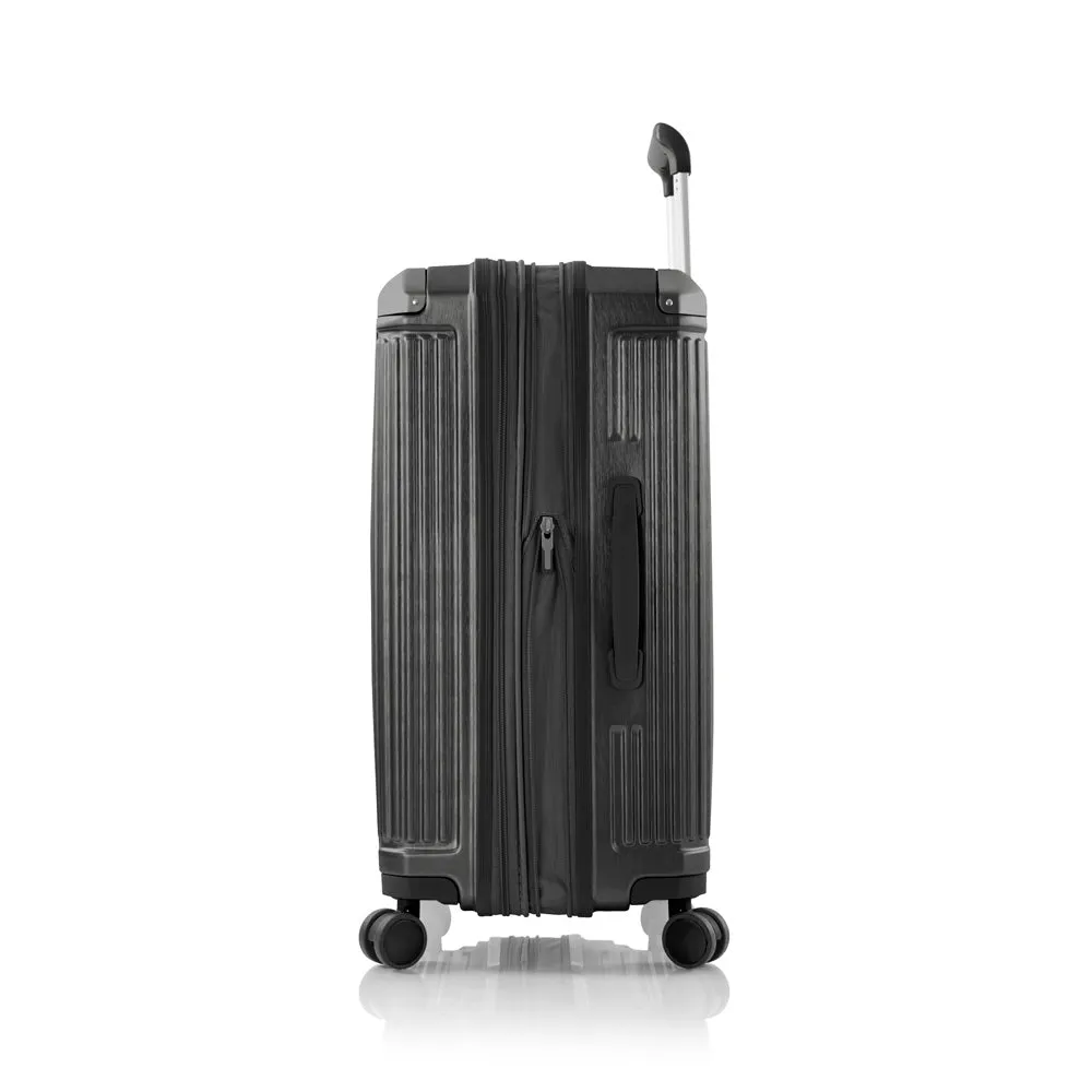 Heys Edge Polycarbonate Expandable Spinner Medium Luggage with TSA lock  