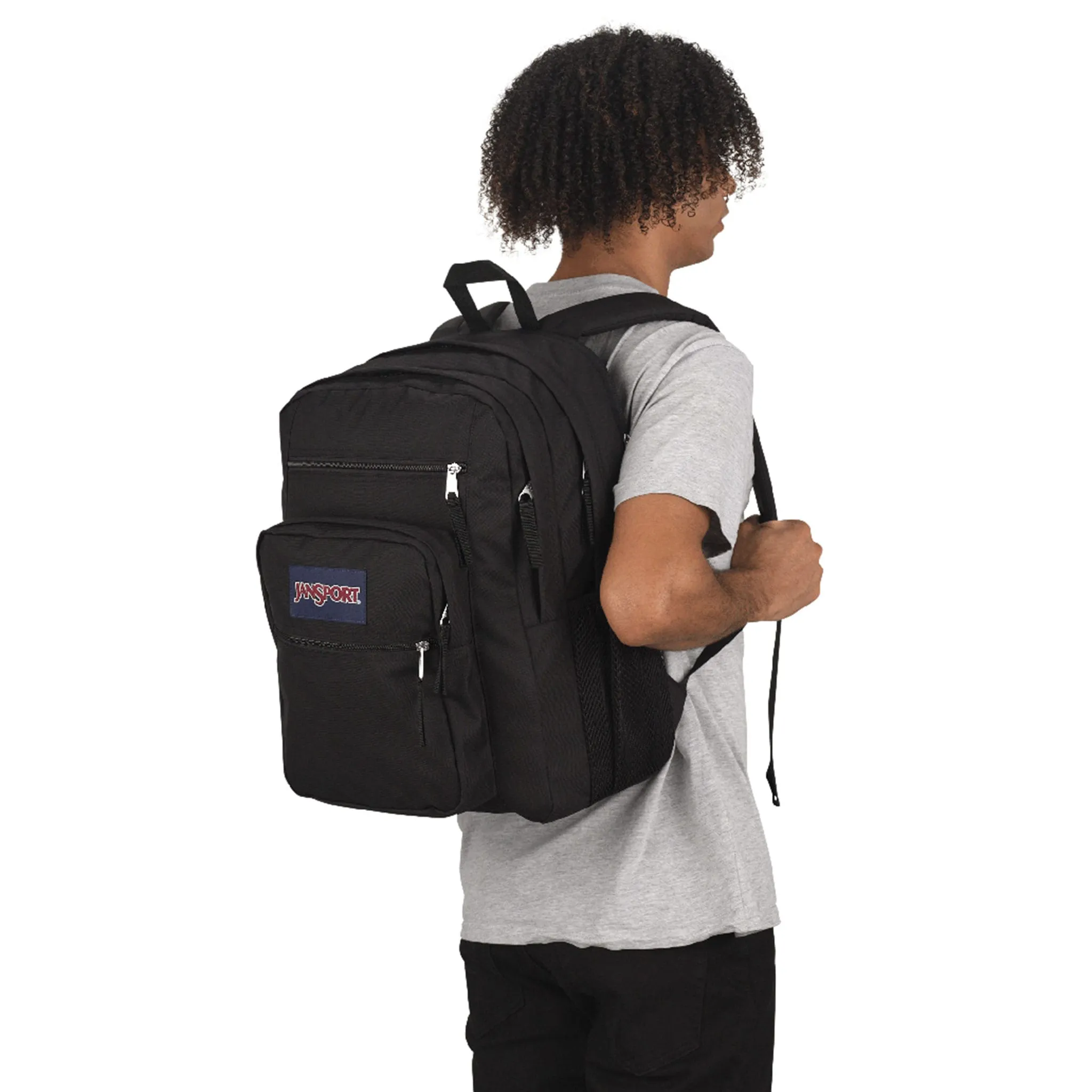 Jansport Big Student Black Backpack 34L  - Clement