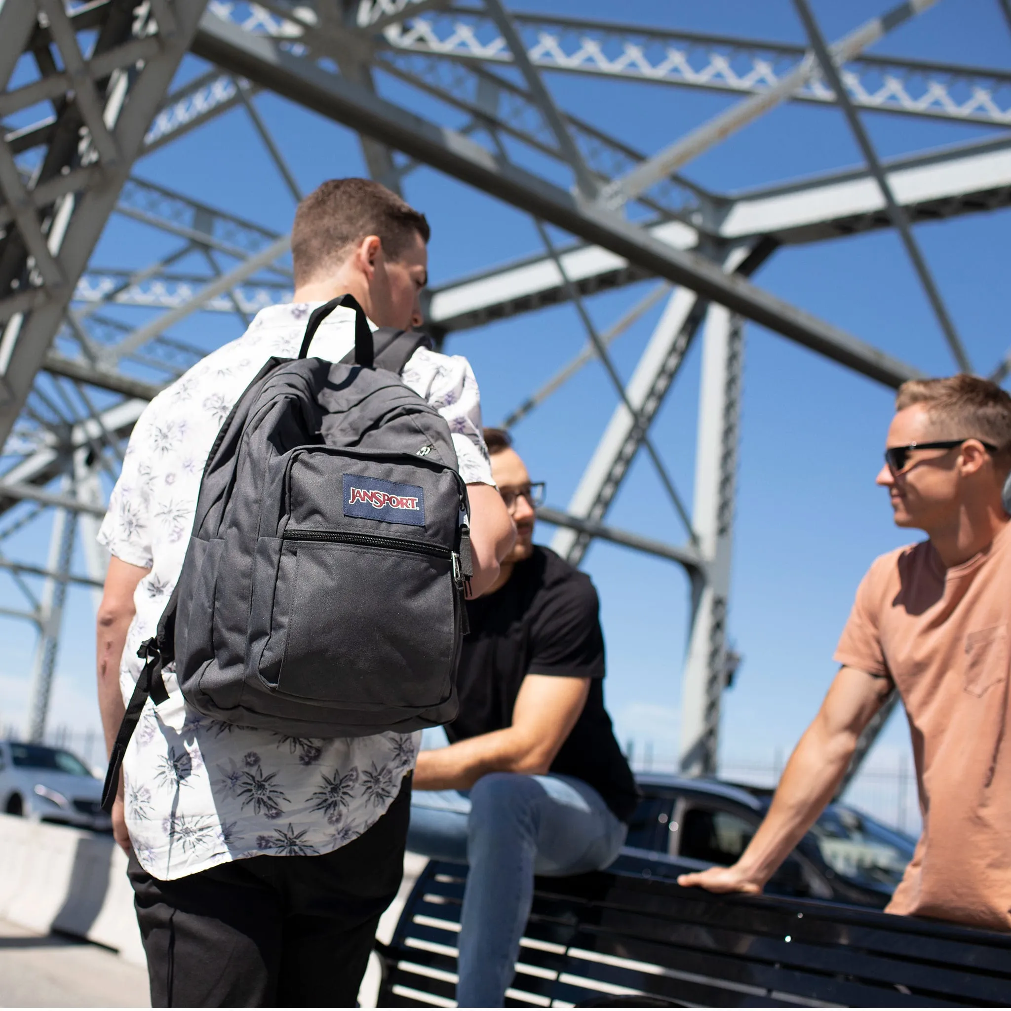 Jansport Big Student Black Backpack 34L  - Clement