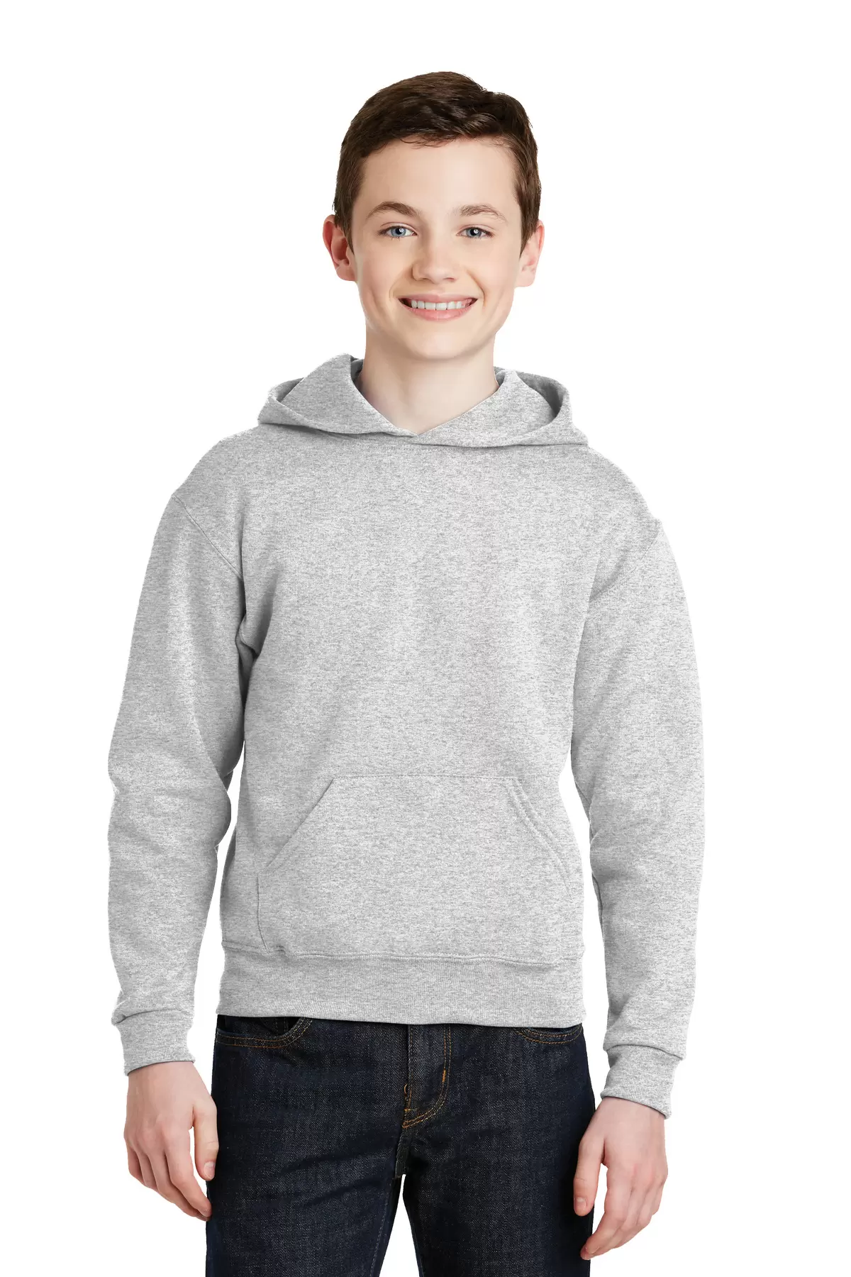 JERZEES 996Y NuBlend Youth Hooded Pullover Sweatshirt SKU: 996Y