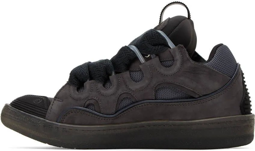 Lanvin Gray Curb Sneakers