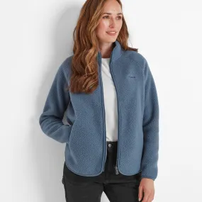 Leving Womens Sherpa Jacket - Blue Stone