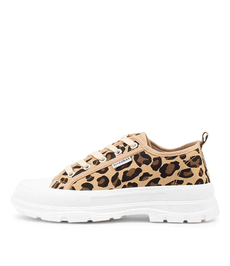 LOS CABOS Queen Leopard Canvas Sneakers