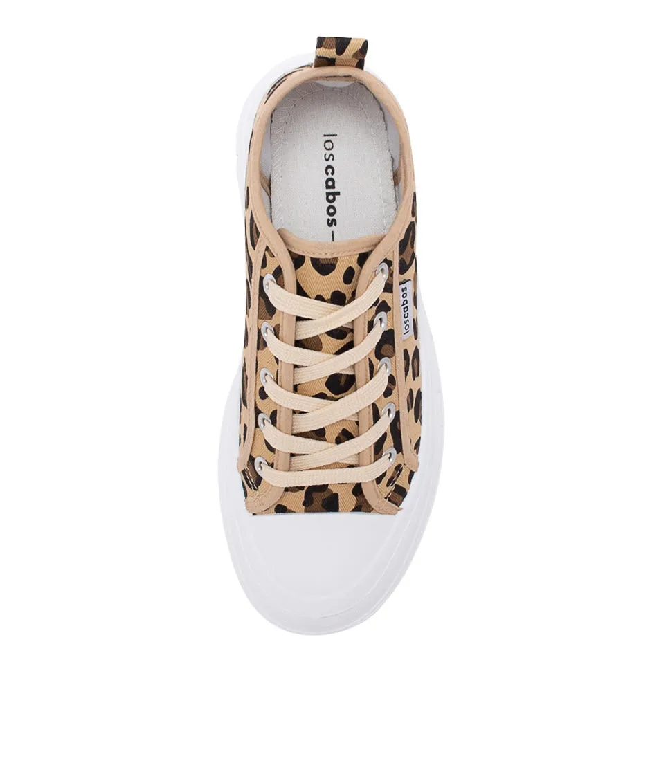 LOS CABOS Queen Leopard Canvas Sneakers