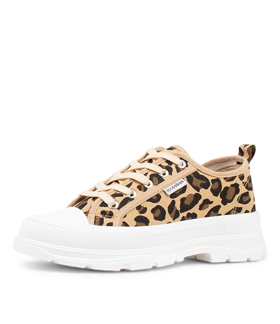 LOS CABOS Queen Leopard Canvas Sneakers