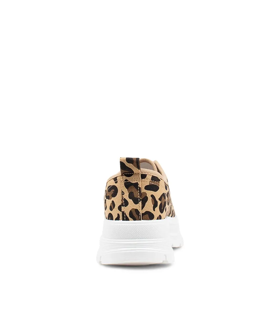 LOS CABOS Queen Leopard Canvas Sneakers