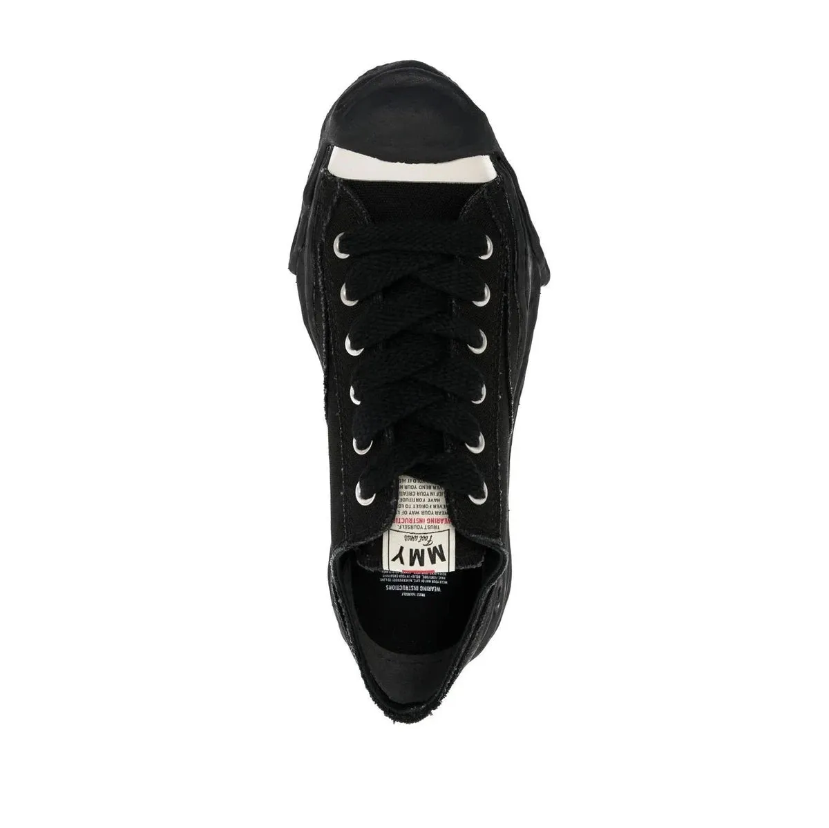 Maison Mihara Yasuhiro Black/Black Hank Low-Top Sneakers