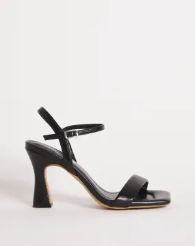 Malin Barely There Flare Heeled Sandals Wide Fit