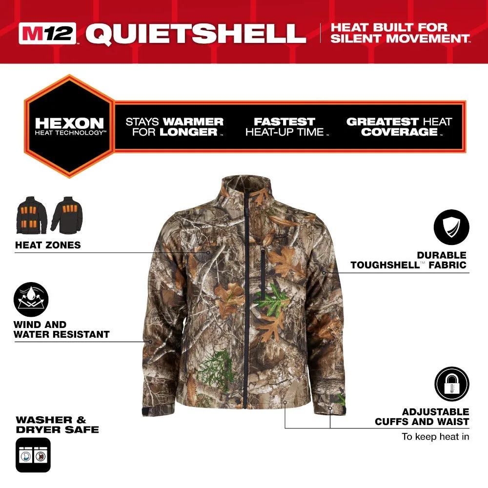 Milwaukee Tools M12 Heated Toughshell Jacket Camo, Kit M101C