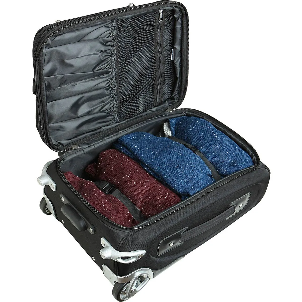 Mojo Sports Luggage 21In 2 Wheeled Carry On - Afc South