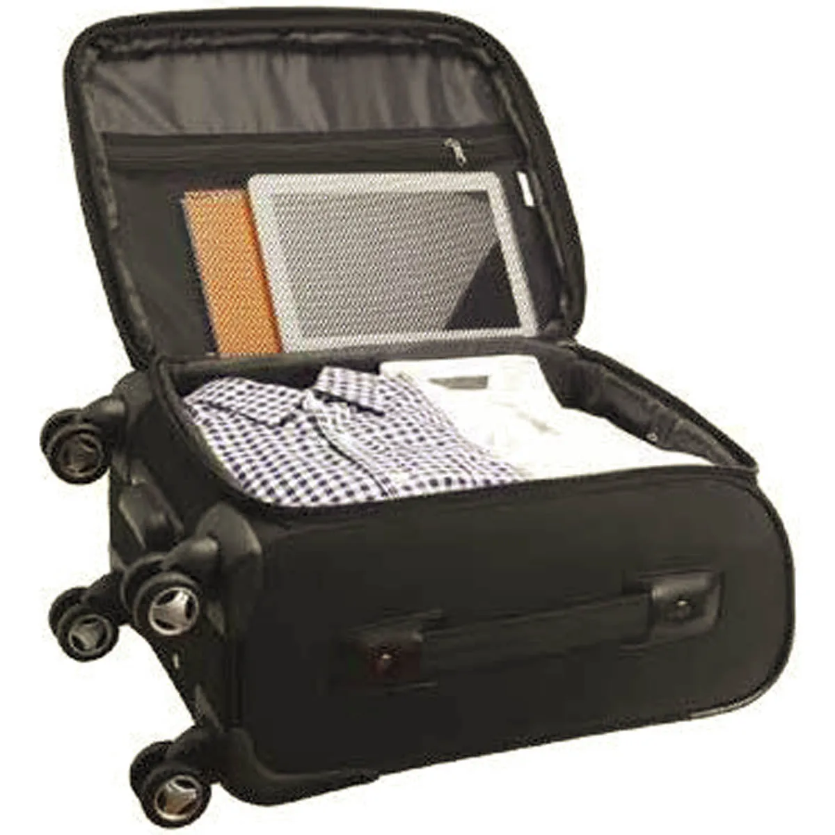 Mojo Sports Luggage 22In 8 Wheel Spinner Carry On - Atlantic Division