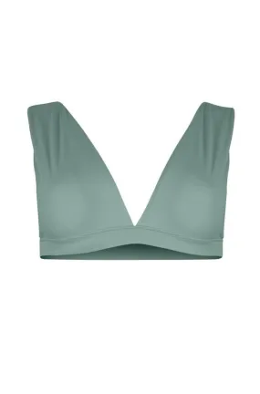 Natalie Bikini Top in Sage Green