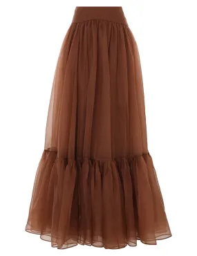 --Natura Gathered Skirt-