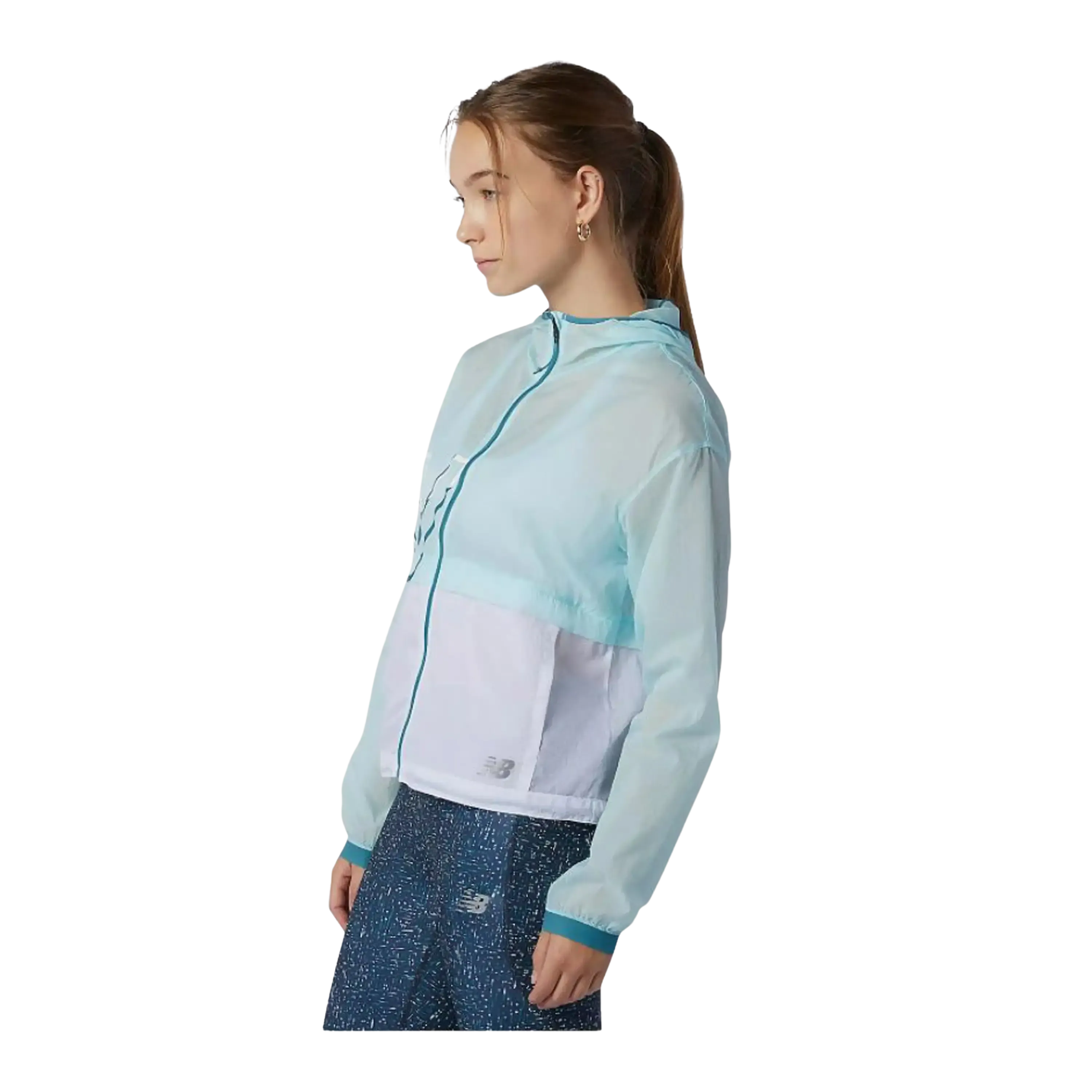 New Balance Women Printed Impact Run Jacket