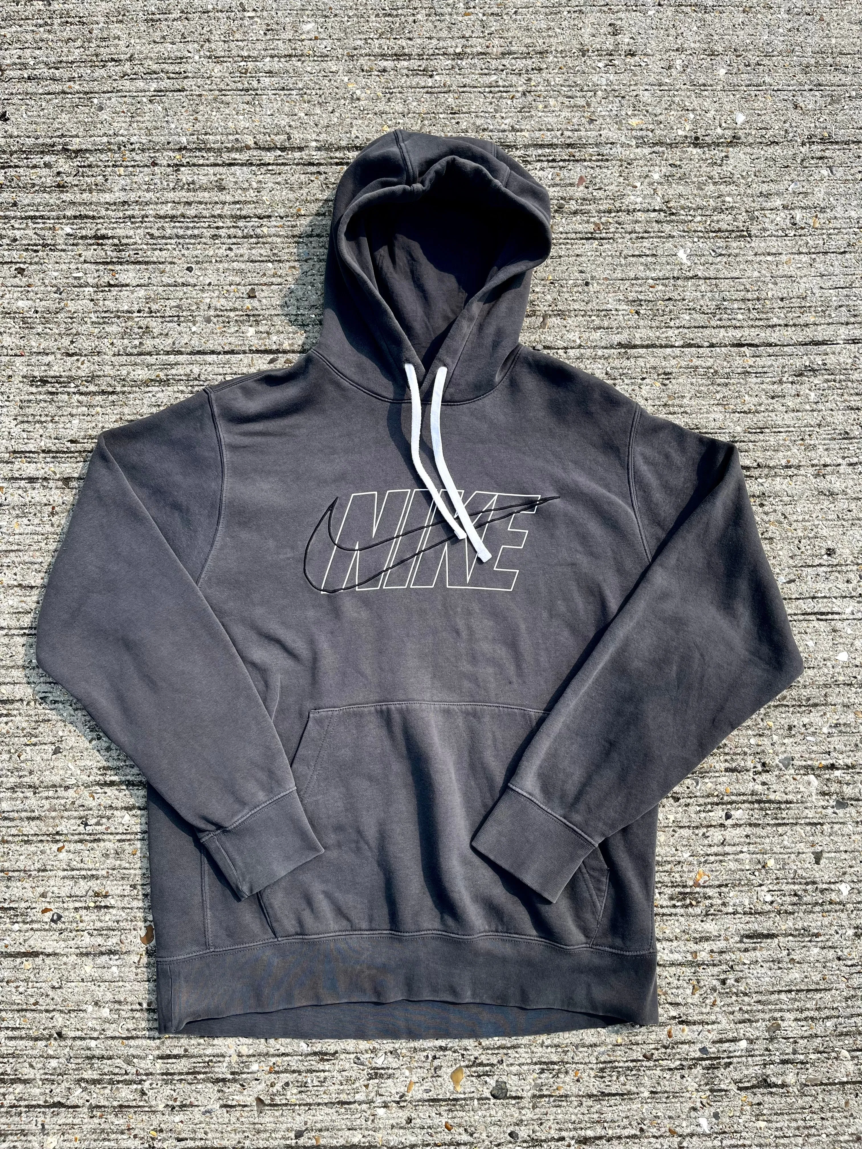 Nike Grey Hoodie with Spell out