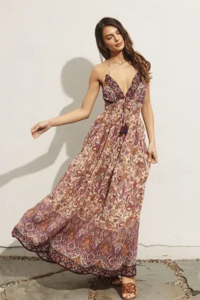 Paisley Halter Dress