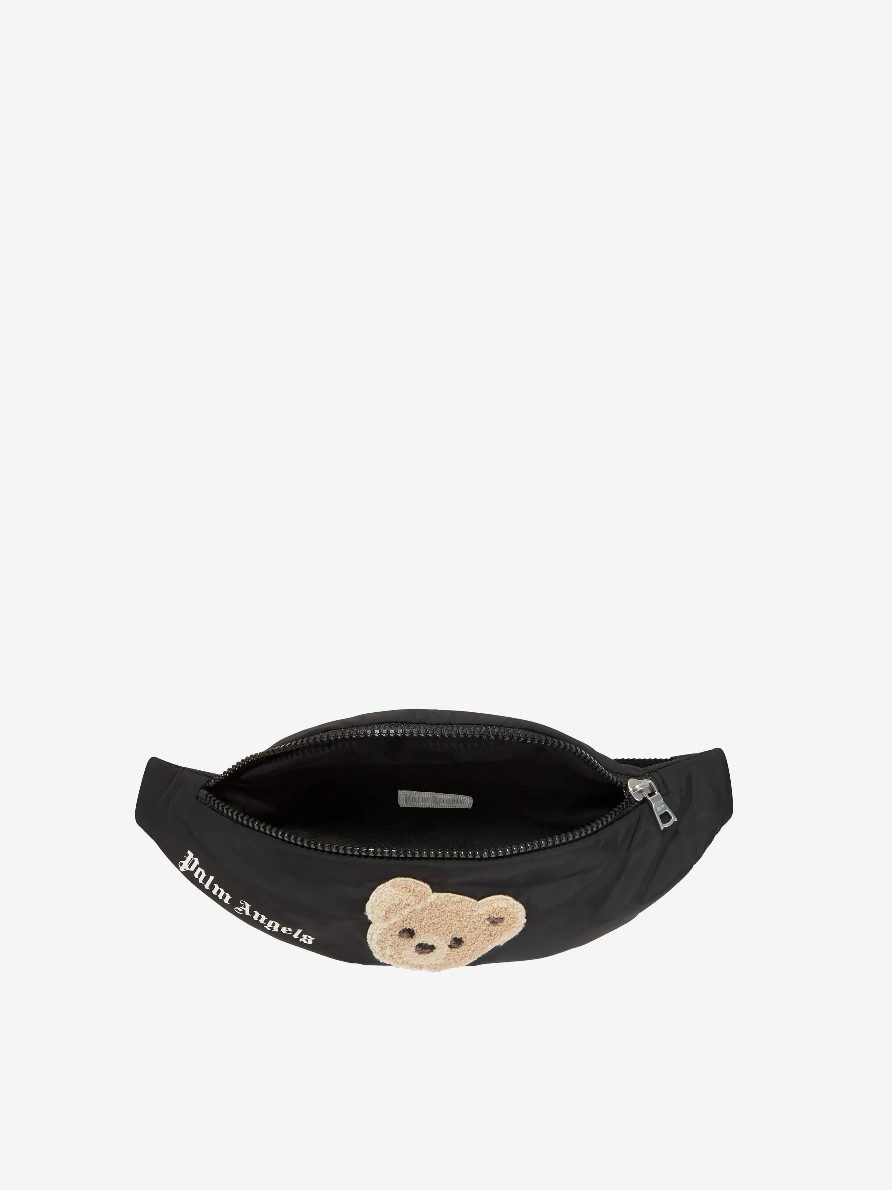 Palm Angels Kids Logo Bear Belt Bag in Black