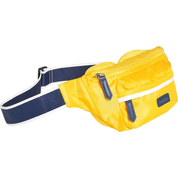 Paravel Monogrammable Fold-Up Belt Bag, Canyon Yellow