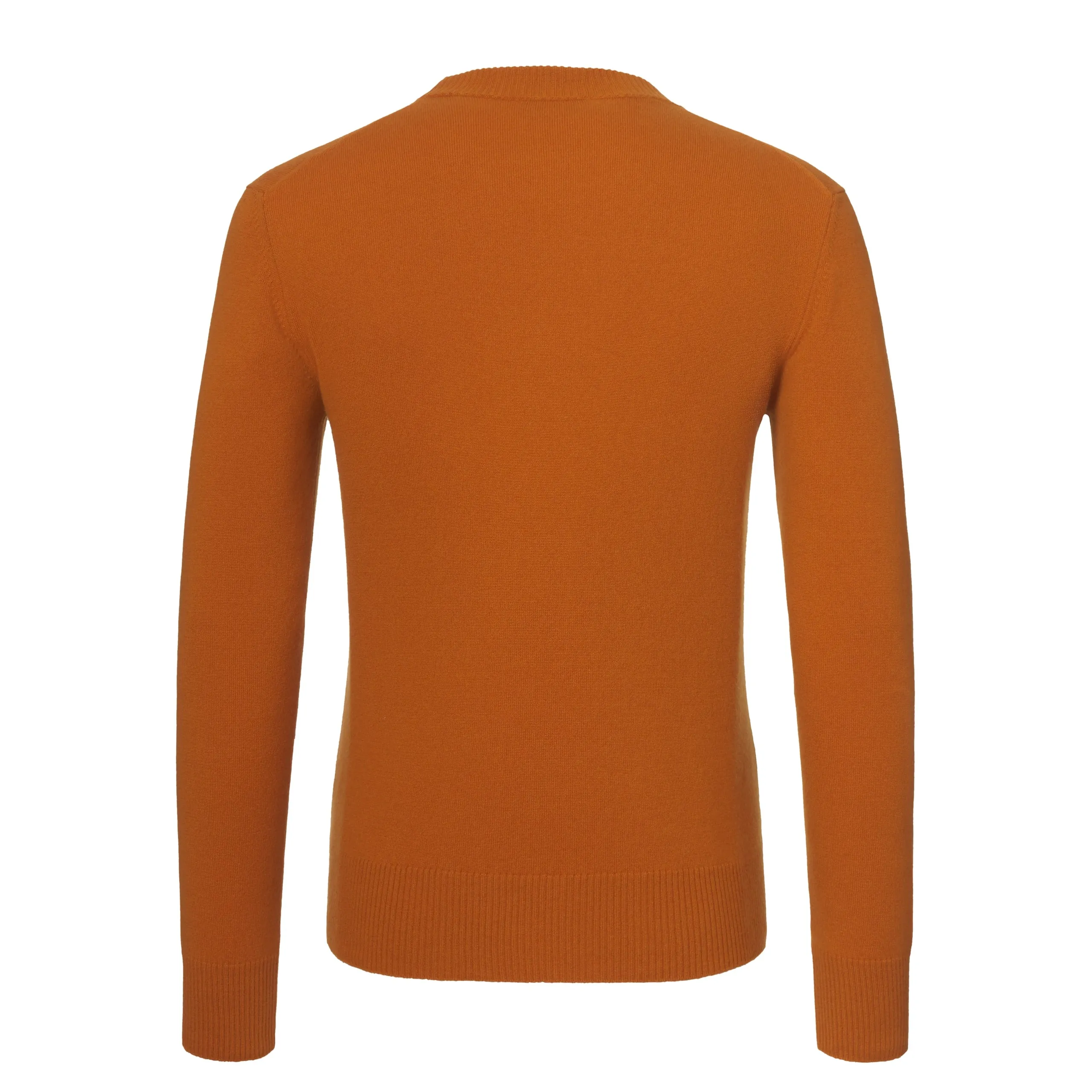  Piacenza Cashmere Cashmere Crew-Neck Pullover in Titian red