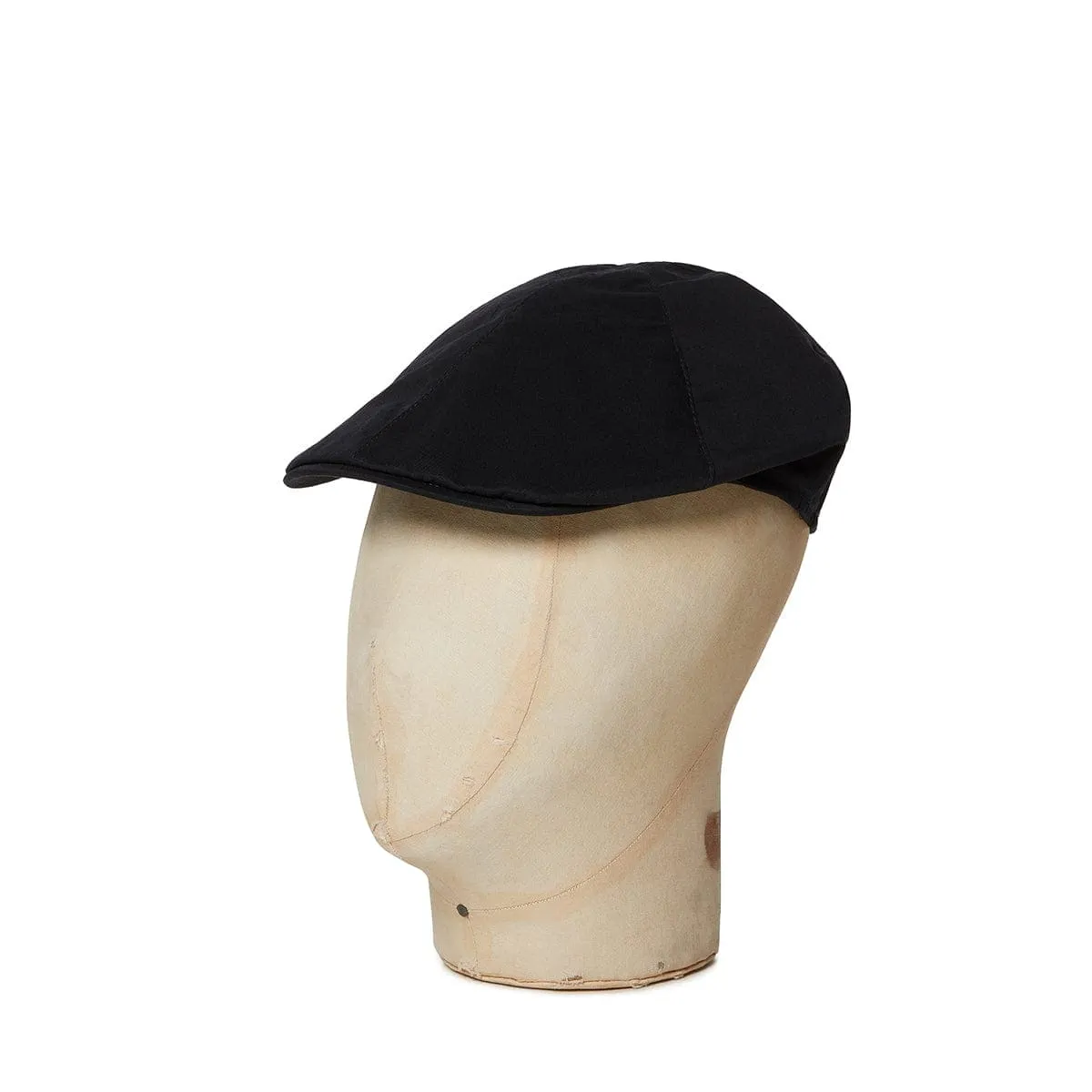 Plain Black Roma Cap