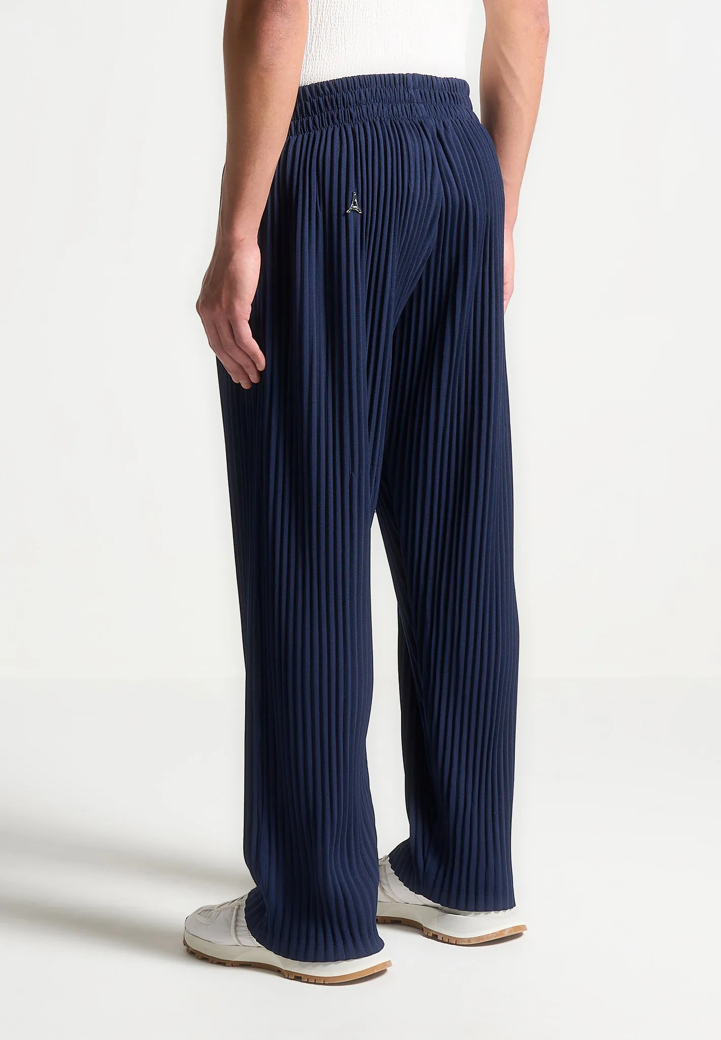 Pleated Trousers - Navy