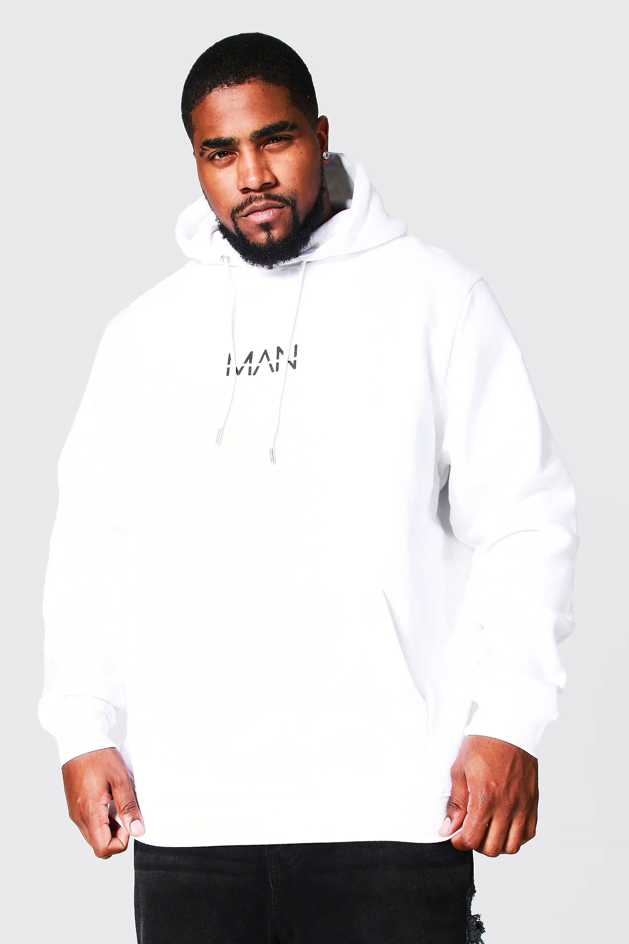 Plus Man Dash Regular Fit Hoodie | boohooMAN UK