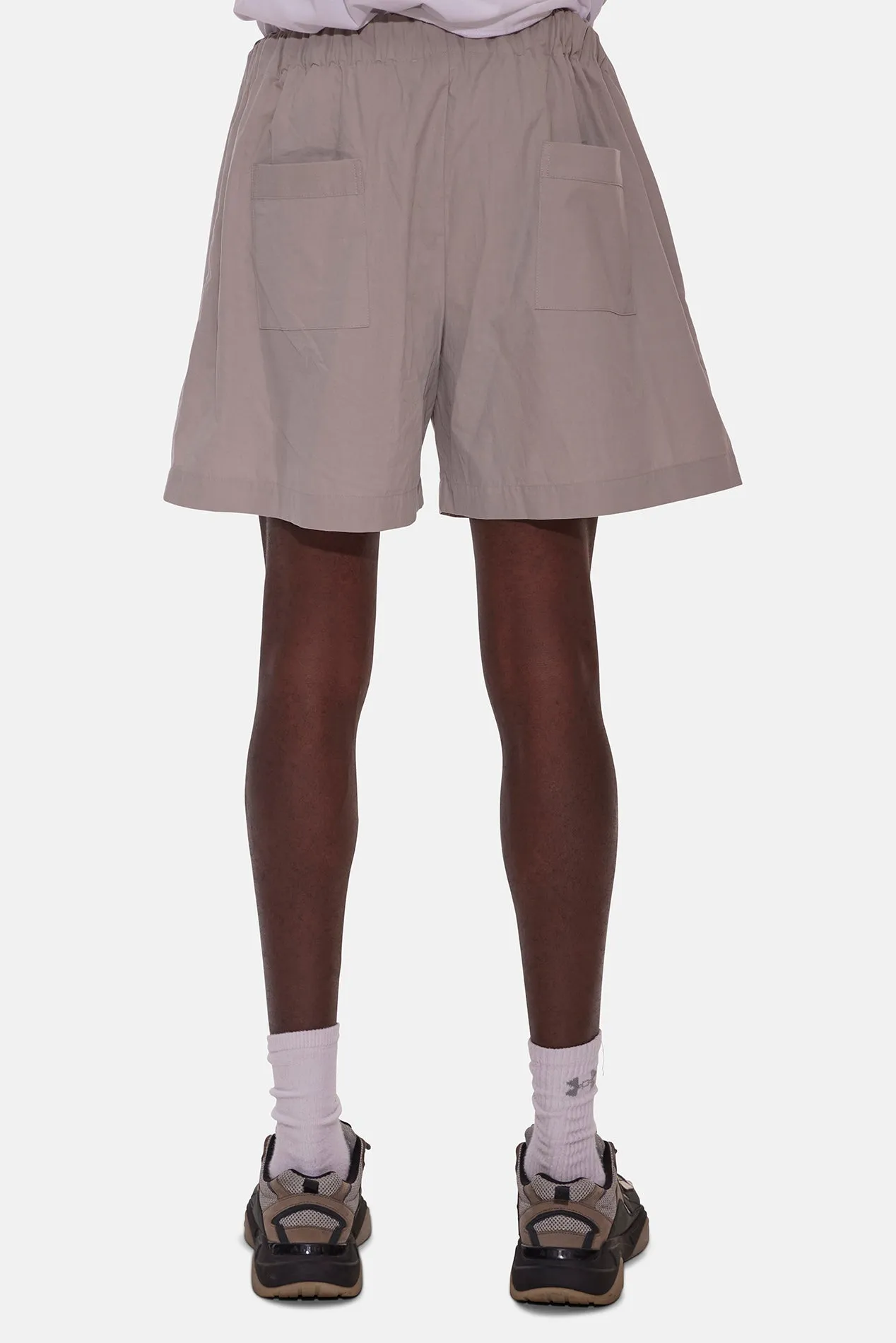 Poplin Short Grey