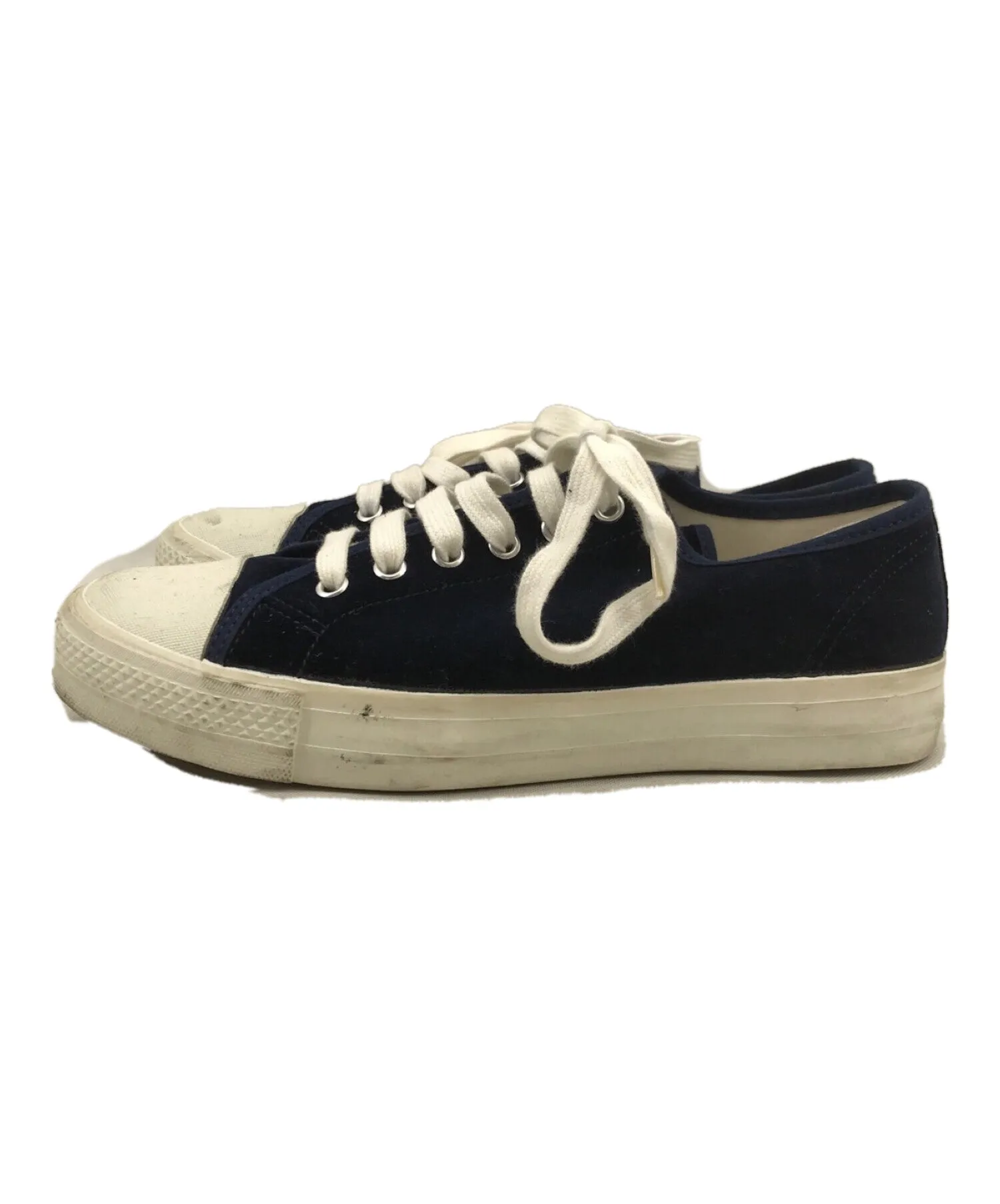 [Pre-owned] tricot COMME des GARCONS Velour Low Cut Sneakers