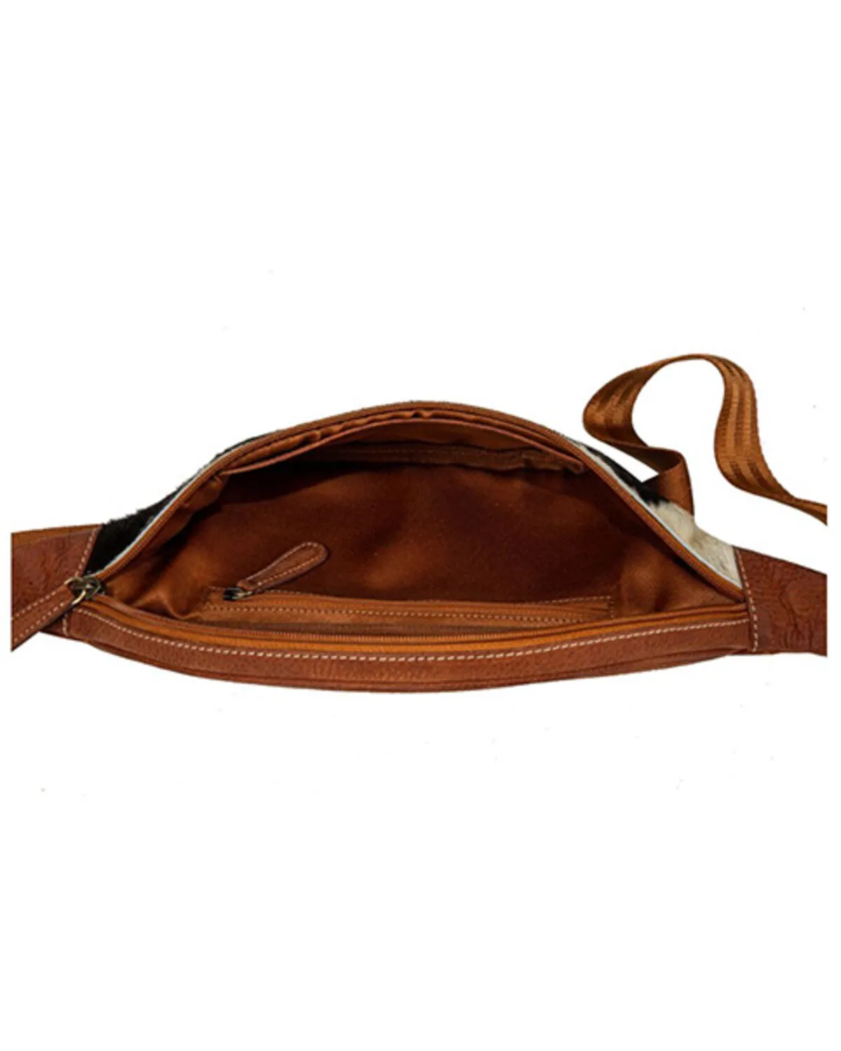 Product Name:  Myra Bag Women's Stratton Ridge Leather And Hairon Belt Bag