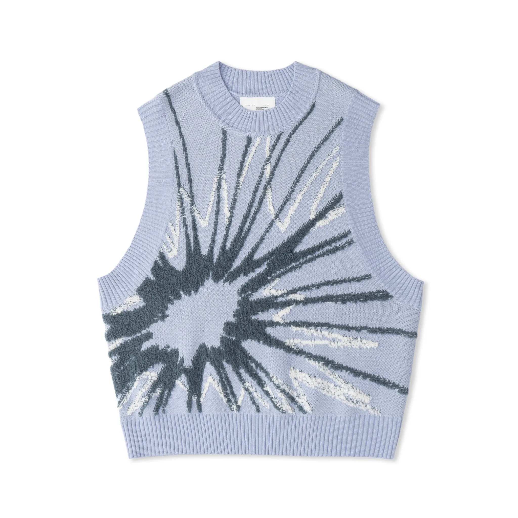 Radioactive Pattern Woolen Vest-