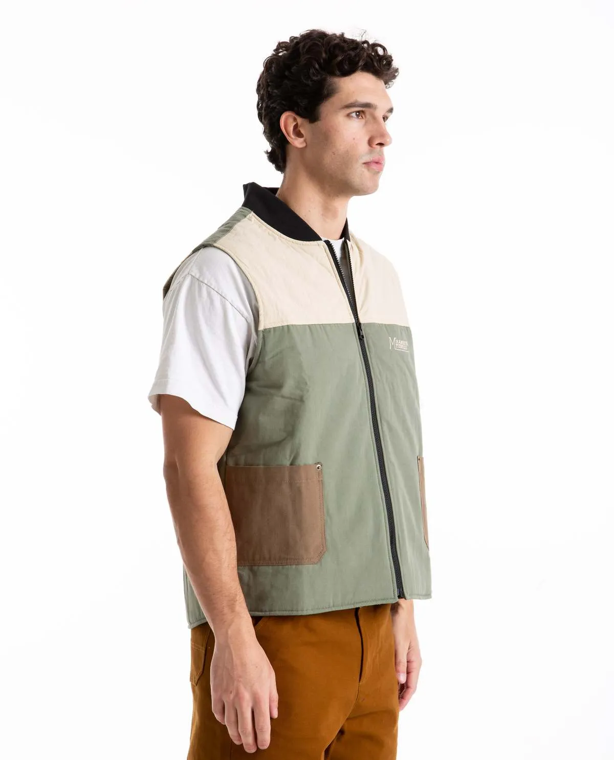 Rawlins Padded Vest - Sage/San