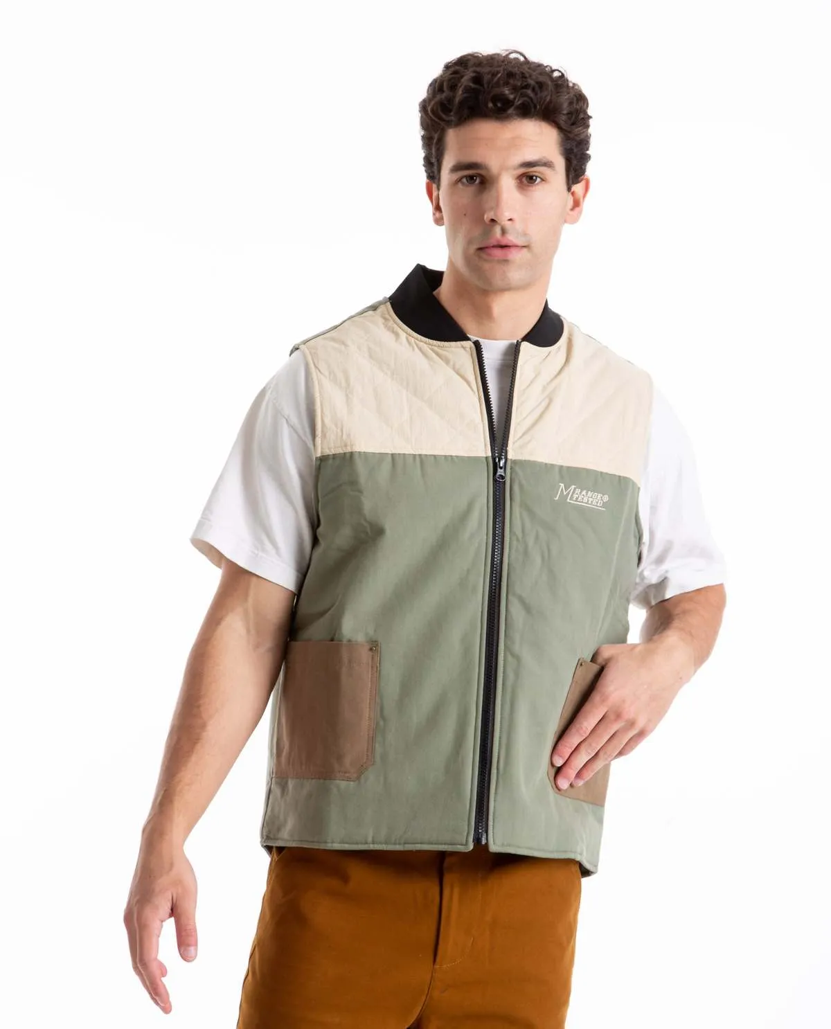 Rawlins Padded Vest - Sage/San