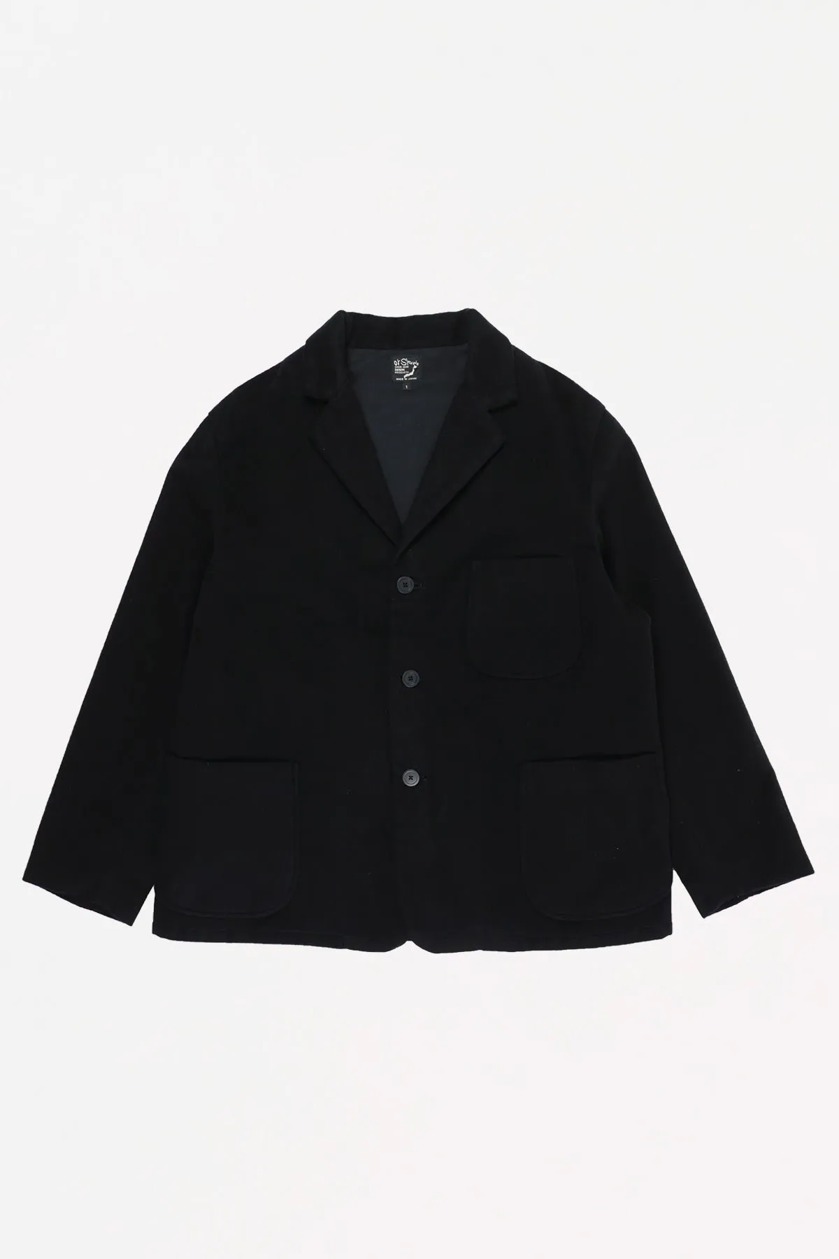 Relaxed Fit Like-Cashmere Jacket - Black