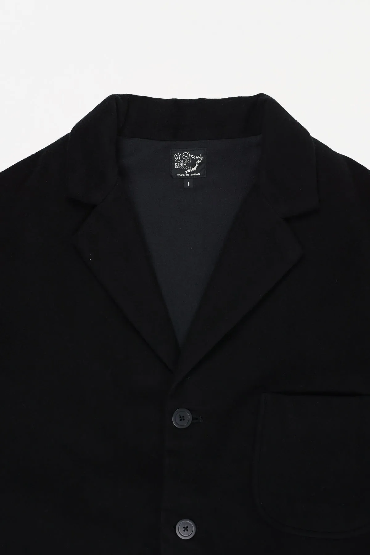 Relaxed Fit Like-Cashmere Jacket - Black