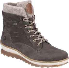 Remonte Grey Lace Up Boot