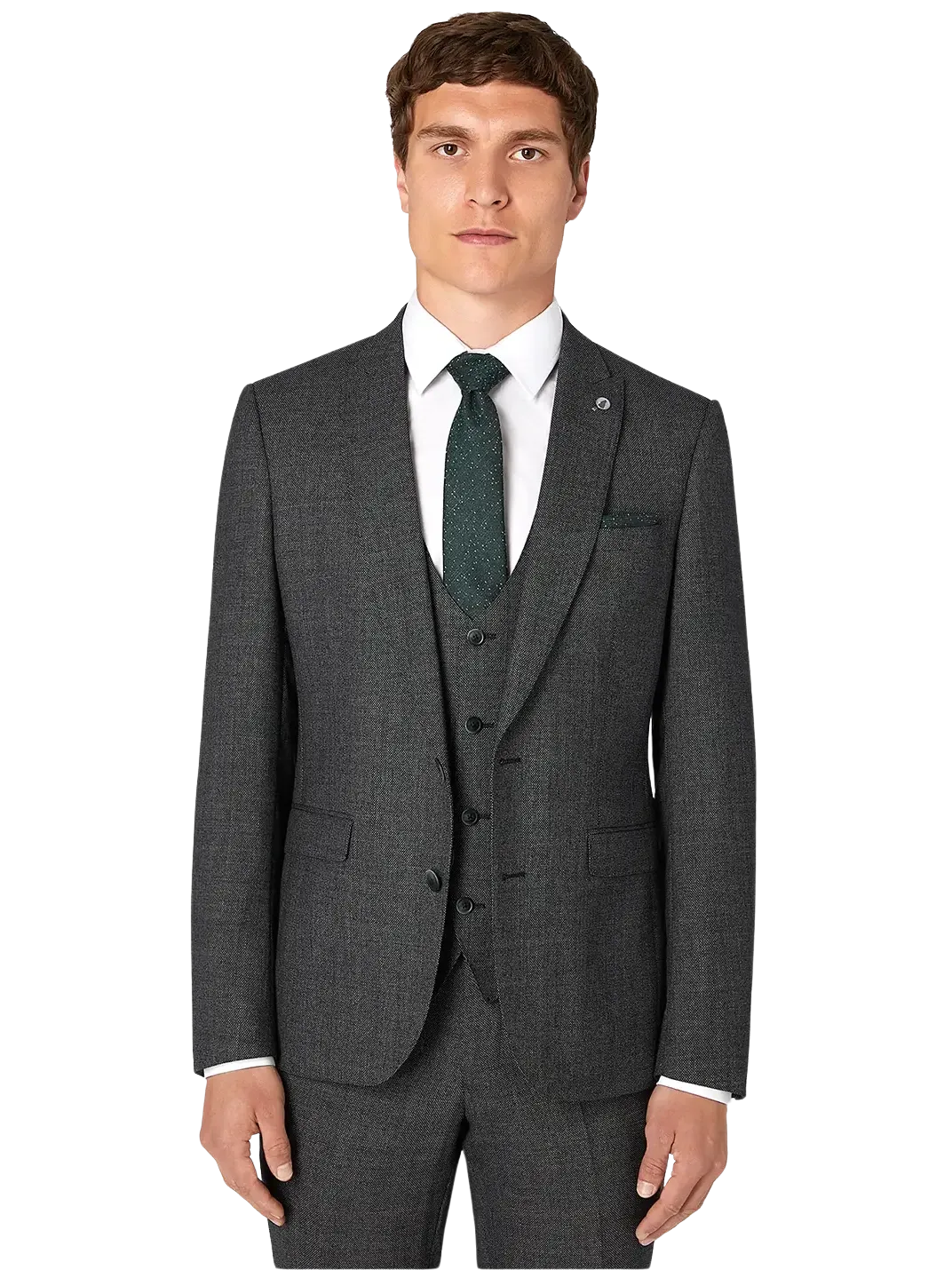 Remus Uomo Birdseye Suit Jacket