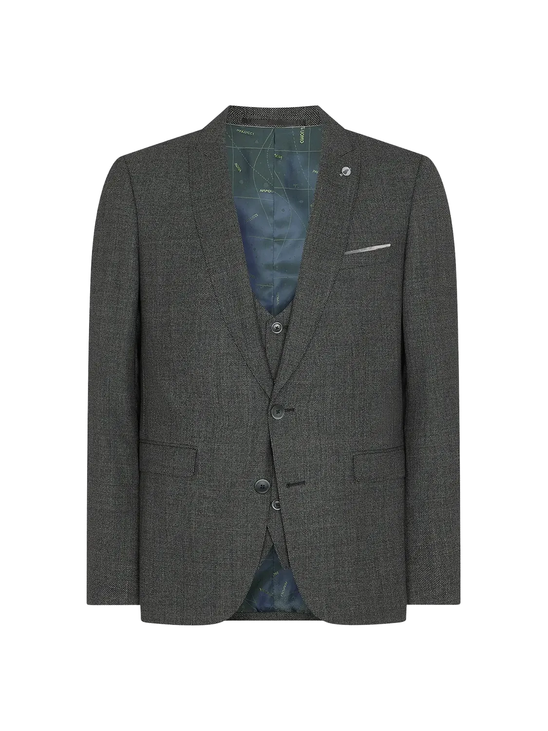 Remus Uomo Birdseye Suit Jacket