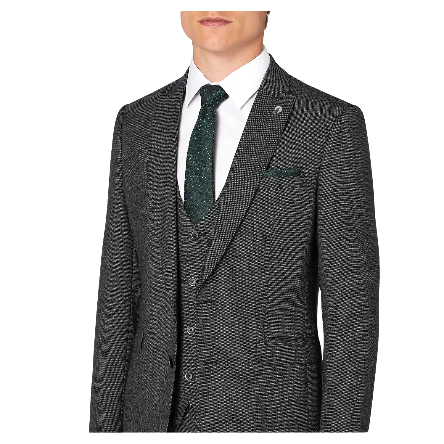 Remus Uomo Birdseye Suit Jacket